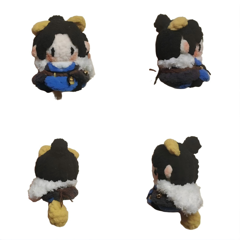 Where Winds Meet | Hand-Crocheted Wuxia Sect Mini Figures (1.97 in) Tianquan (male)