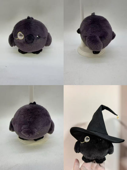 Lord of the Mysteries Amon crow plush doll front and back views