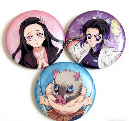 Demon Slayer|Infinity Castle Arc Premium Pin Badge Set