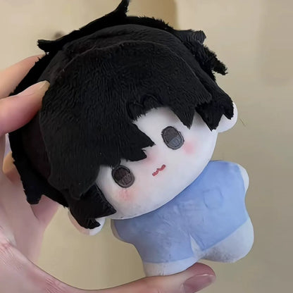 Cheng Xiaoshi cotton doll embroidered face and layered fabric hair close-up