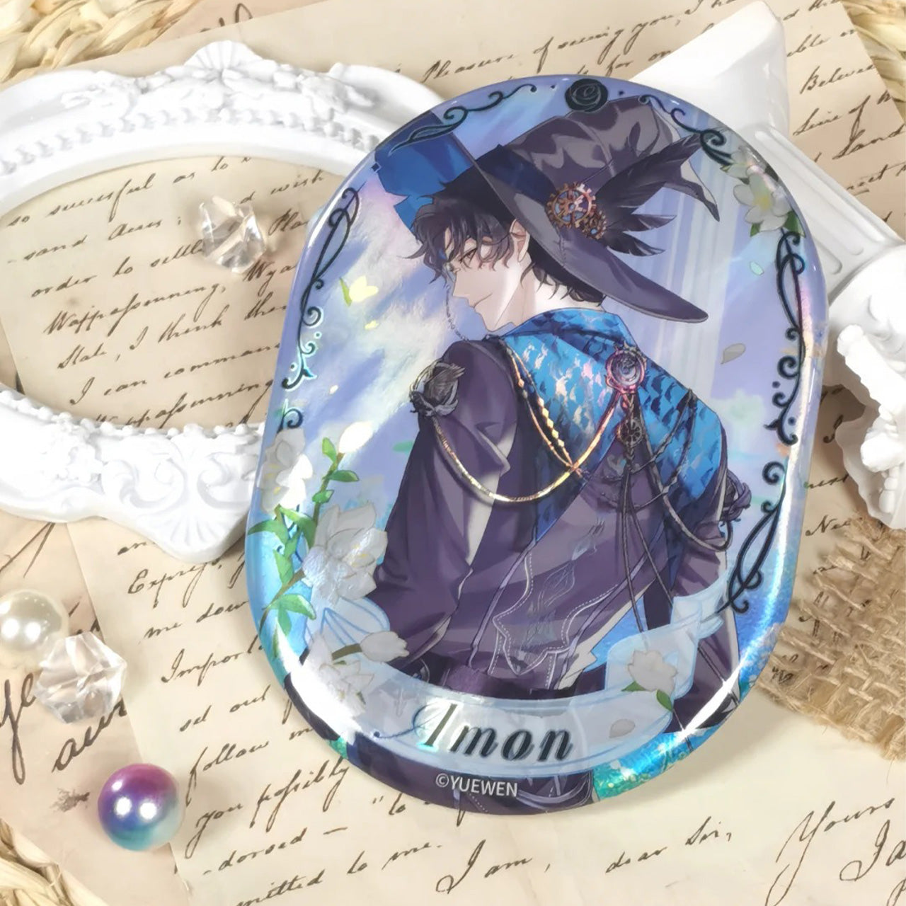 LOTM丨Blossoms World Series Colorful Oval Badge Amon Klein