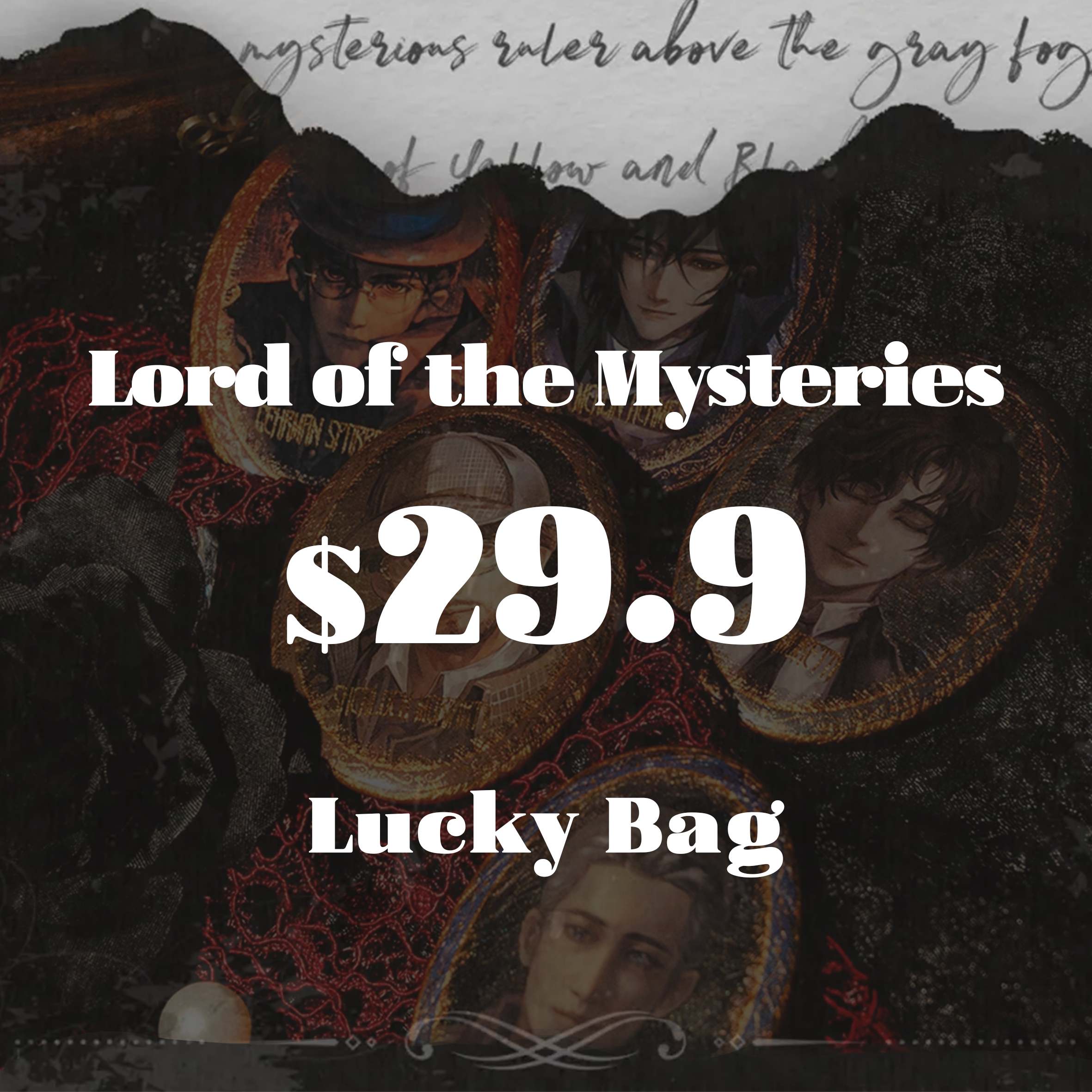 [Official] Lord of the Mysteries | Value-Packed 10-Piece Merch Mystery Bag - Limited to 5 Units