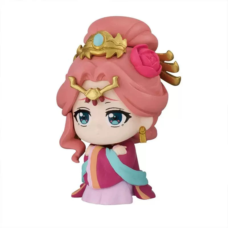 Gyokuyou chibi mini figure with pink and gold palace outfit