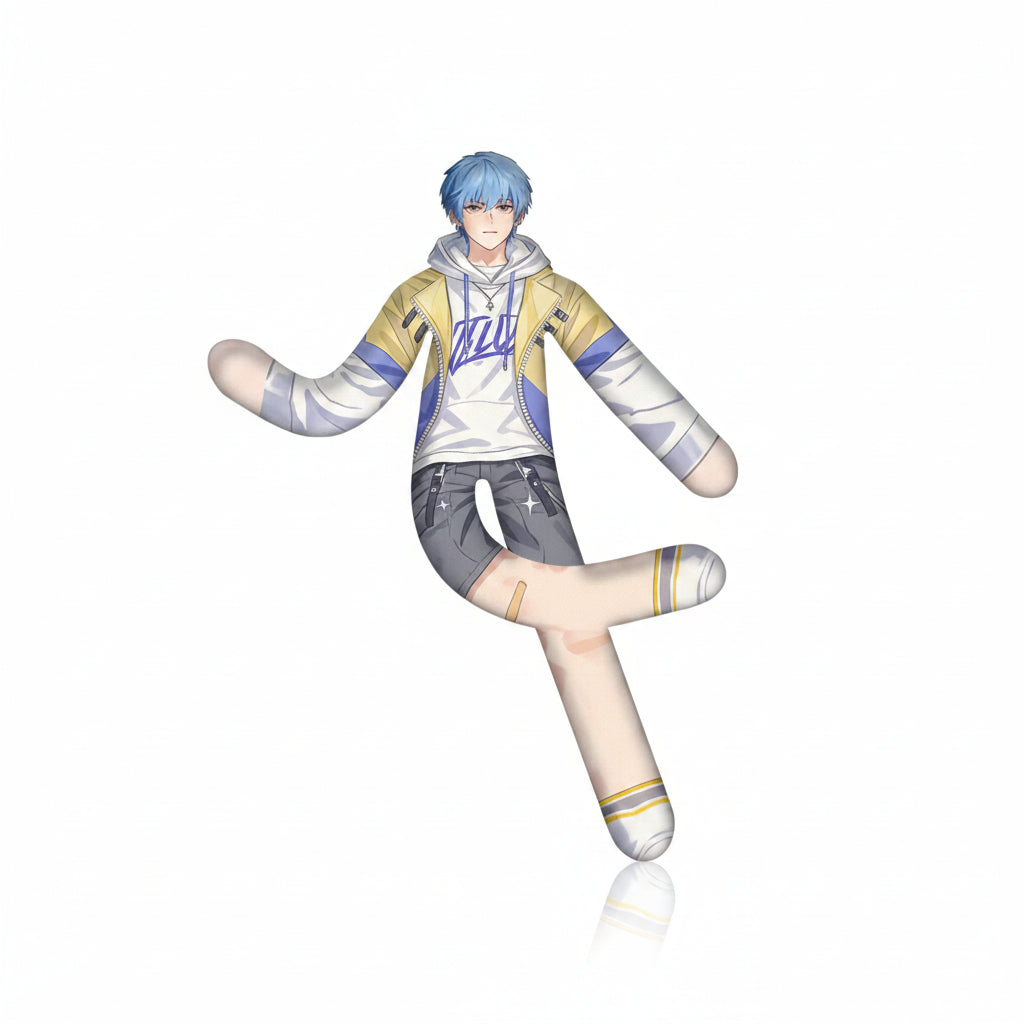 I Can Do It long-body posable plush doll