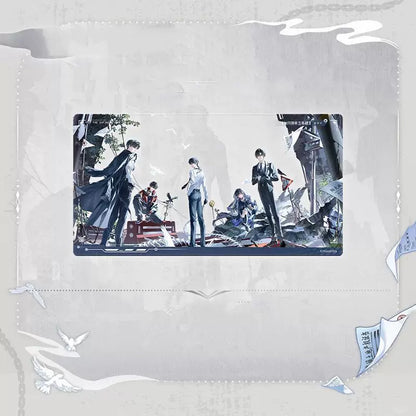 Radio drama panoramic acrylic card block