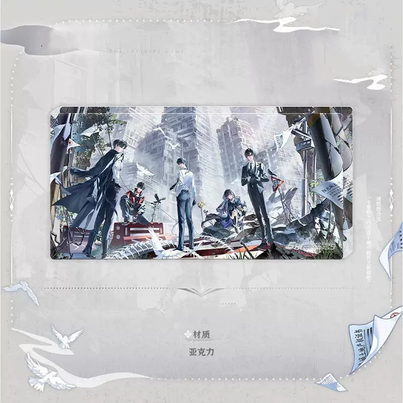 Radio drama transparent panoramic art card