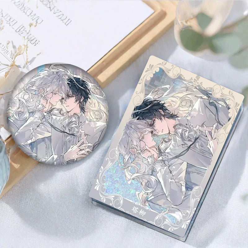 Small and large Bai Liu and Xie Ta quicksand acrylic blocks