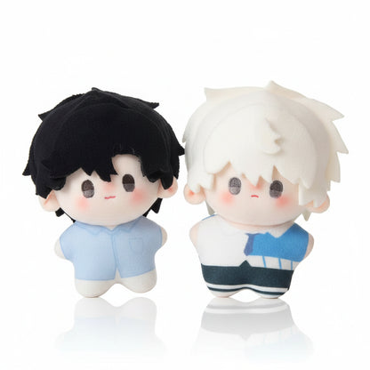 Fan-made Link Click Cheng Xiaoshi and Lu Guang 3.9-inch cotton dolls
