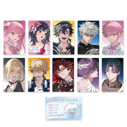 Eleven Link Click character portrait promo cards