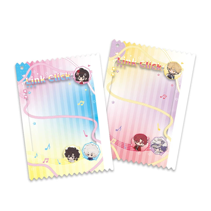 Two Link Click PVC candy-style drawstring bag designs