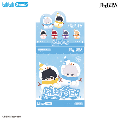 Link Click Snow Time plush and acrylic collectible specifications