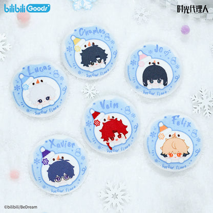 Link Click Snow Time six-character winter artwork