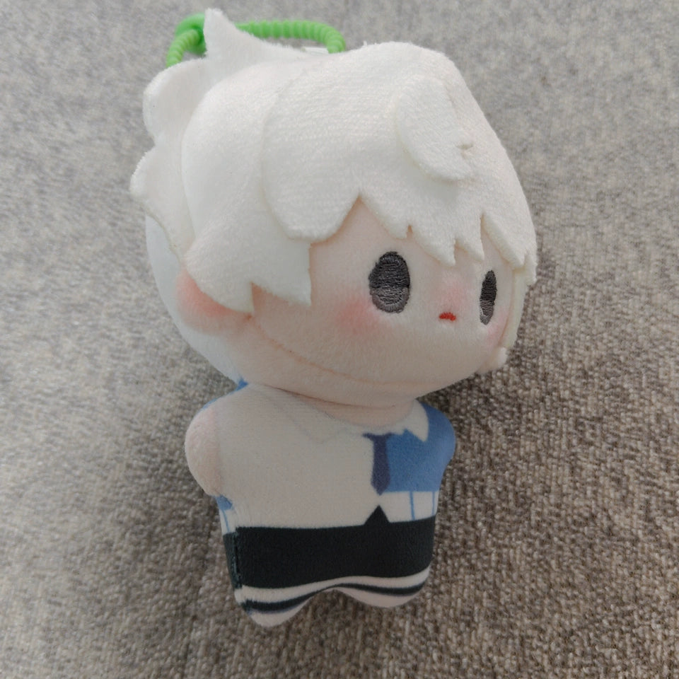 Lu Guang cotton doll side view showing layered white fabric hair