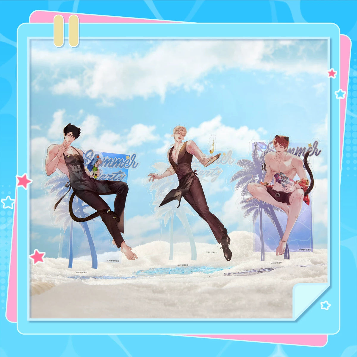 Official I Became a First-Class Guide Summer acrylic stand character lineup