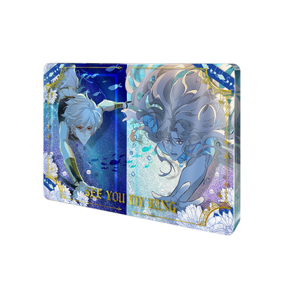 Official See You, My King Destiny Wheel liquid sand acrylic block