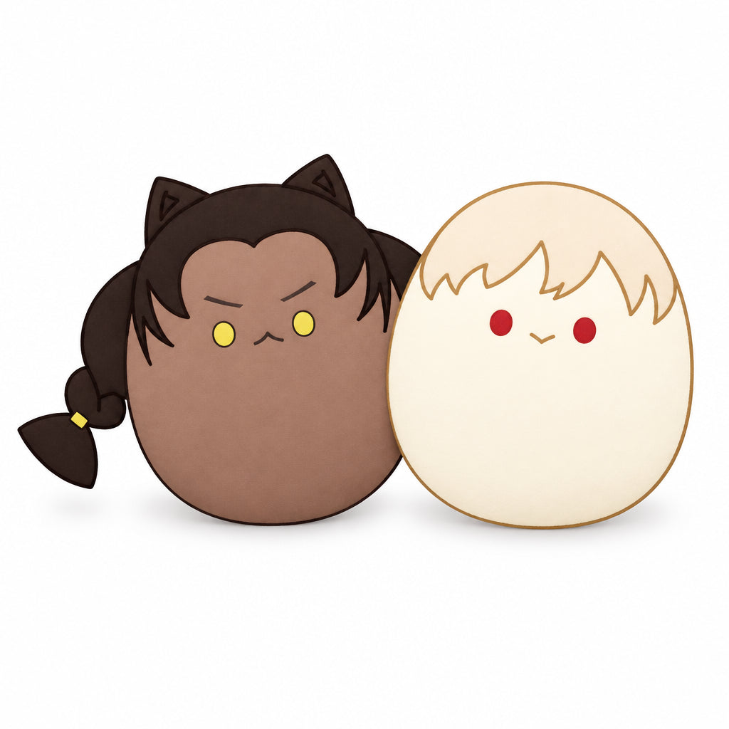 Official See You, My King Hug Series Zhang Li and Mohemisi plush pillow pair