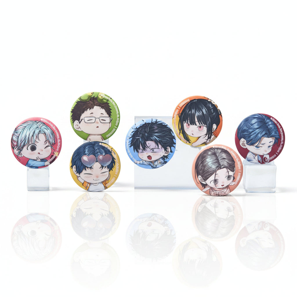 Official Special Civil Servant Summer chibi Jelly Bean badge lineup