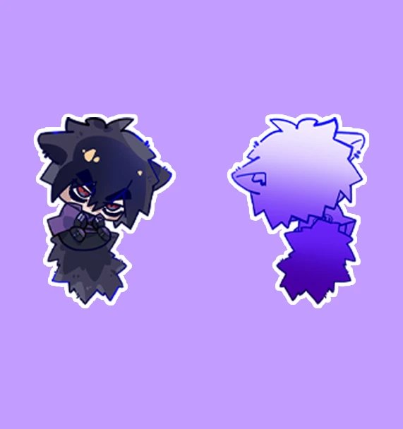 Scissor Seven | Acrylic Wagging Tail Pendant 5cm