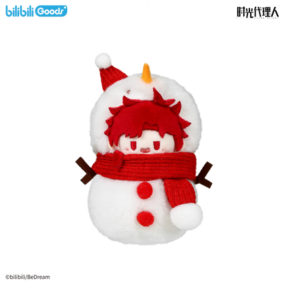 Qiao Ling Snow Time snowman plush charm