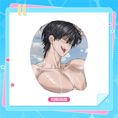 Special Civil Servant Summer character artwork padded mouse pad