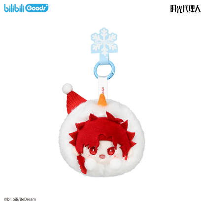 VEIN Snow Time snowball phone plush charm